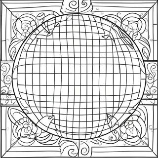 Mystery Grid Coloring Pages