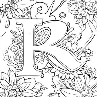 Letter Coloring Pages