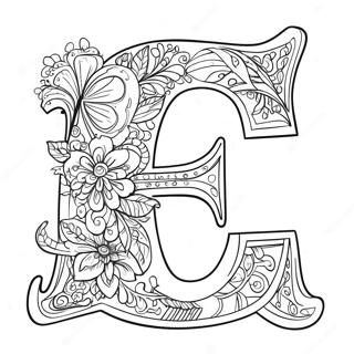 Letter Coloring Page 15159-12236