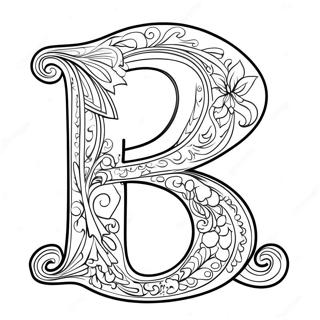 Colorful Alphabet Letter Coloring Page 15160-12237