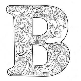 Colorful Alphabet Letter Coloring Page 15160-12238