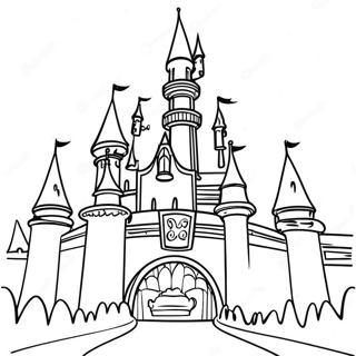 Disneyland Castle Coloring Page 15179-12246