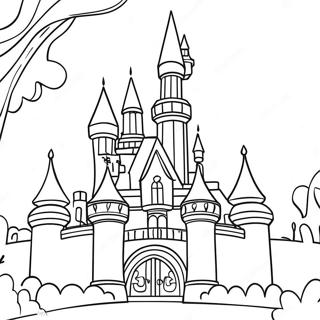 Disneyland Castle Coloring Page 15179-12247