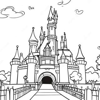 Disneyland Adventure Coloring Page 15180-12255