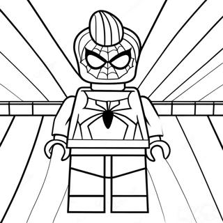 Spiderman Lego Coloring Pages