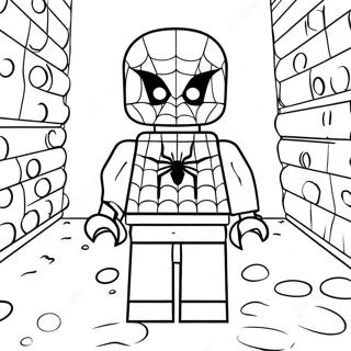 Spiderman Lego Coloring Page 15199-12270