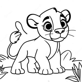 Lion King Coloring Page 151-124