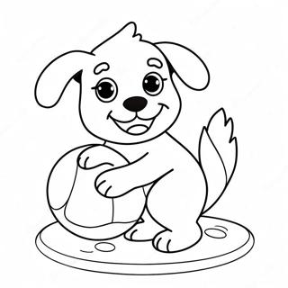 Realistic Cute Puppy Coloring Pages