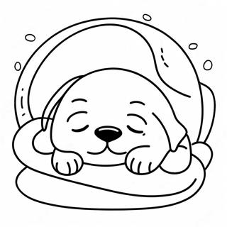 Realistic Cute Puppy Coloring Pages