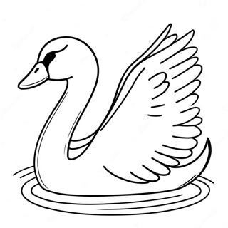 Swan Coloring Page 15219-12281