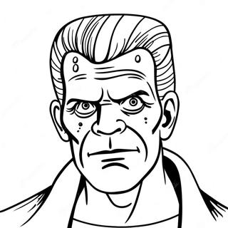 Frankenstein Monster Coloring Page 1521-1262