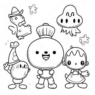 Willy S Wonderland Characters Coloring Page 15230-12293