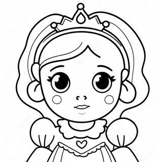 Cute Baby Princess Coloring Page 15239-12297