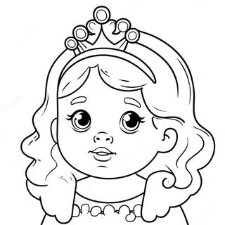 Cute Baby Princess Coloring Page 15239-12300