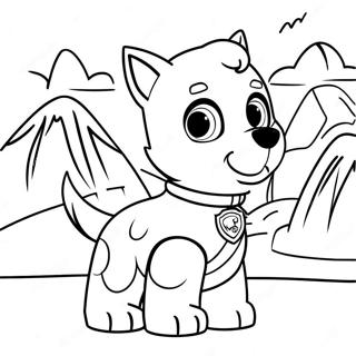 Everest Paw Patrol Coloring Page 15249-12307