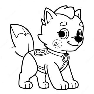 Chase From Paw Patrol In Action Coloring Page 15250-12310