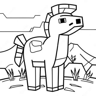 Minecraft Animal Coloring Pages