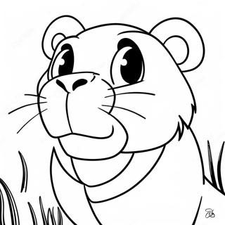 Simba Roaring Coloring Page 152-127