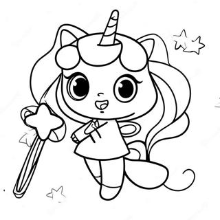 Star Butterfly With Magical Wand Coloring Page 15310-12354