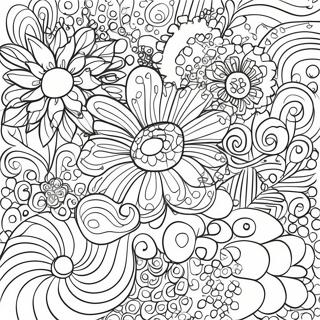 70 S Groovy Patterns Coloring Page 15319-12362