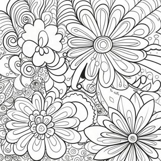 70 S Groovy Patterns Coloring Page 15319-12363