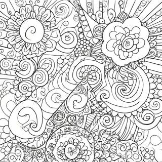 70 S Groovy Patterns Coloring Page 15319-12364