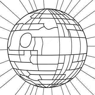 Colorful 70 S Disco Ball Coloring Page 15320-12367