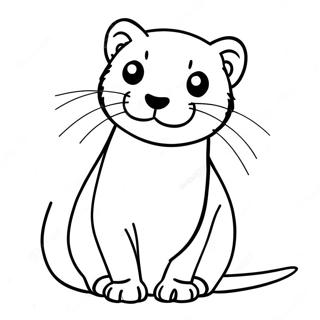 Ferret Coloring Page 15329-12371