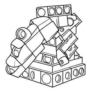 Lego Brick Coloring Pages