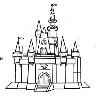 Colorful Lego Castle Coloring Page 15350-12392