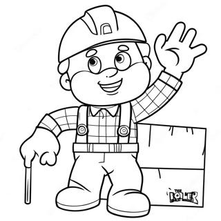 Bob The Builder Coloring Page 15369-12406