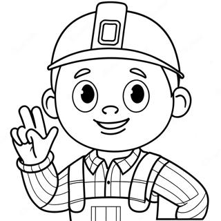 Bob The Builder Coloring Page 15369-12408