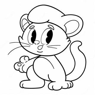 Smurf Cat Coloring Pages