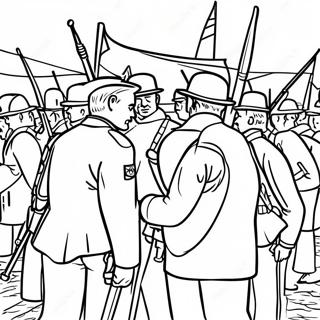 Civil War Soldiers Coloring Page 15419-12446