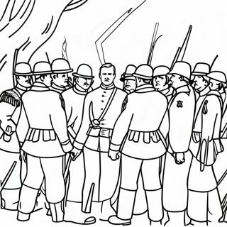 Civil War Soldiers Coloring Page 15419-12448