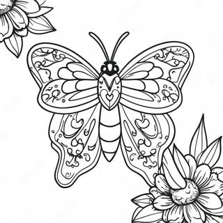 Moth Coloring Pages