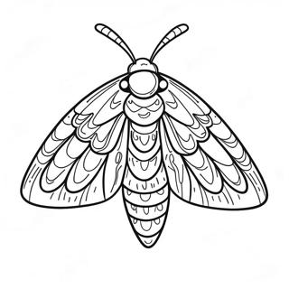 Moth Coloring Page 15429-12455