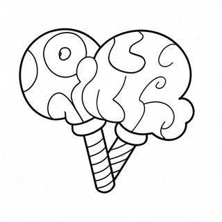 Cotton Candy Coloring Page 15459-12480