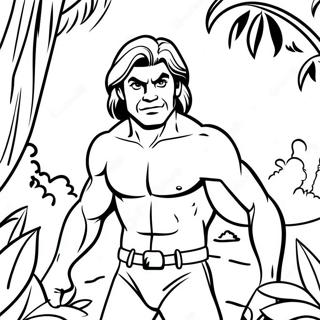 Tarzan Coloring Pages