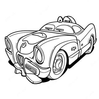 Batmobile Coloring Page 15609-12592