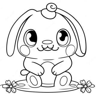 Cute Cinnamoroll Coloring Page 15629-12611