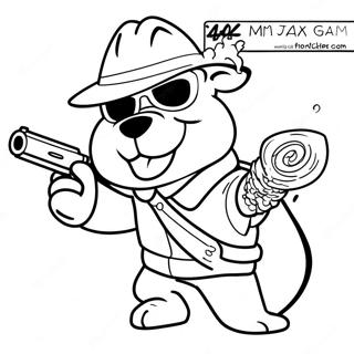 Jax In Action Coloring Page 15650-12631