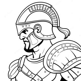 Ancient Rome Gladiator Coloring Page 15659-12633