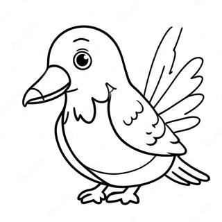 Pigeon Character Coloring Page 15690-12661