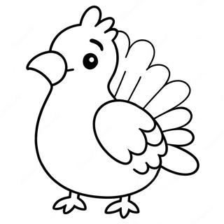 Pigeon Character Coloring Page 15690-12664