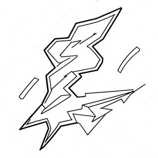 Lightning Bolt Coloring Page 15710-12677