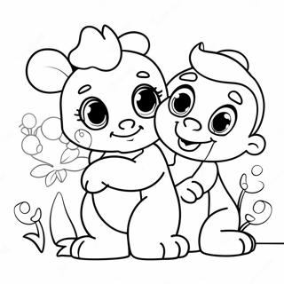 Cute Baby Disney Characters Coloring Page 1571-1295