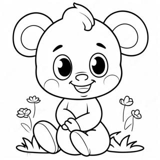 Cute Baby Disney Characters Coloring Page 1571-1296