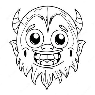 Blood Themed Monster Coloring Page 15749-12706