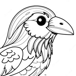 Ravens Coloring Pages